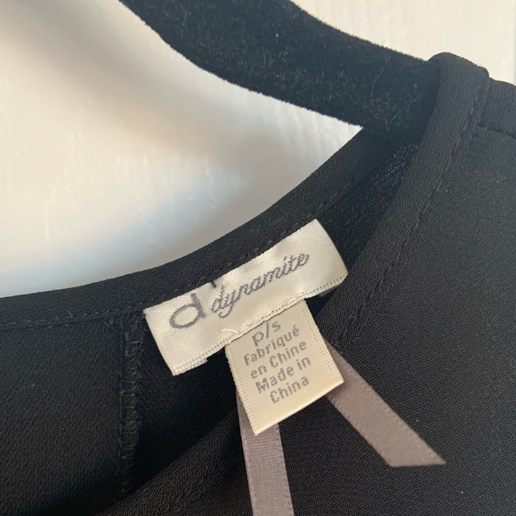 Dynamite, Black Sleeveless Jumpsuit with Back Cutout, Size: Small - Picture 4 of 4